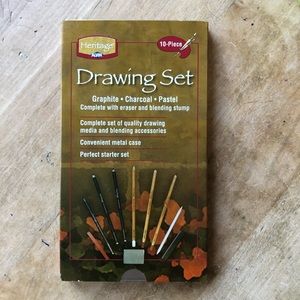 NEW Heritage 10 Piece Graphite Charcoal Pastel Set